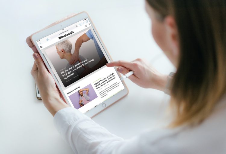 content marketing strategia portal wibroterapia jan proszynski